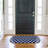 Glamour Non-Slip Moroccan Trellis Area Rug For Living Room, Hallway, Entryway Rug, Navy/Ivory-1415575283
