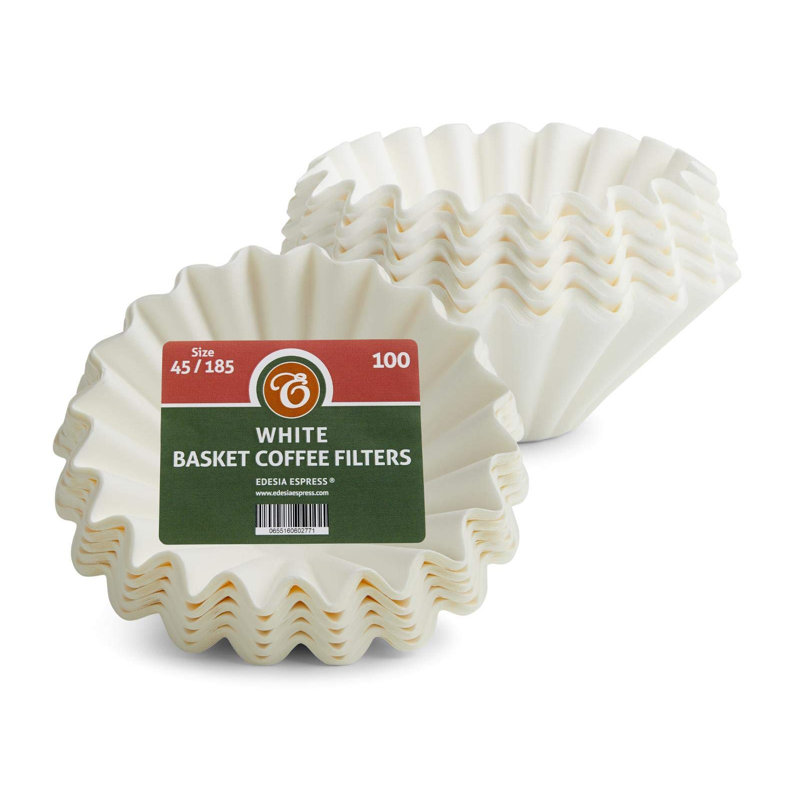 200 Size 45/185 White Basket Coffee Filters