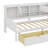 Wooden L-Shaped Daybed with Seven Storage Cabinets and Dual Drawers, a Multi-purpose Bed with an Integrated Study Table-1955307022-1955307023