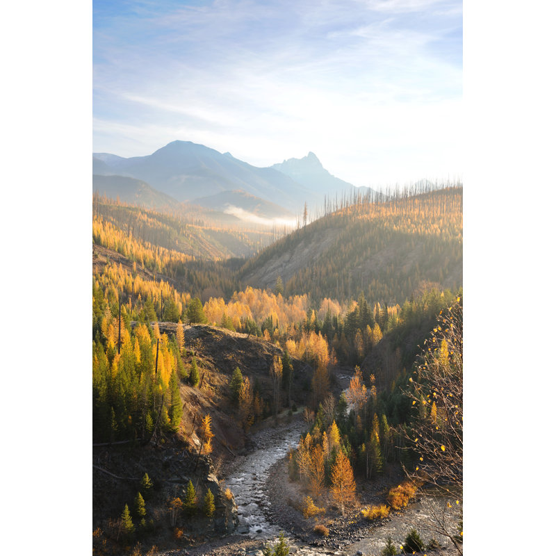 Autumn Landscape - Wrapped Canvas Print, 46cm H x 30cm W