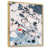 Toile avec cadre flottant brun