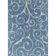 Tapis intérieur / extérieur bleu / gris Hornersville-636085673