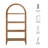 Vexley Tall Narrow Arched Bookshelf-115213847-115213851