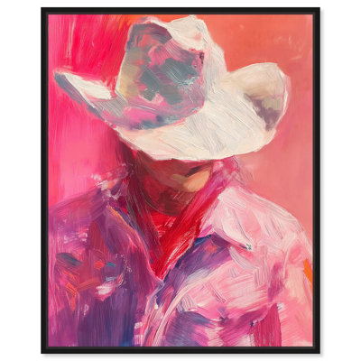 Rising Pink Star Canvas Trendy Art Prints by Art Remedy
