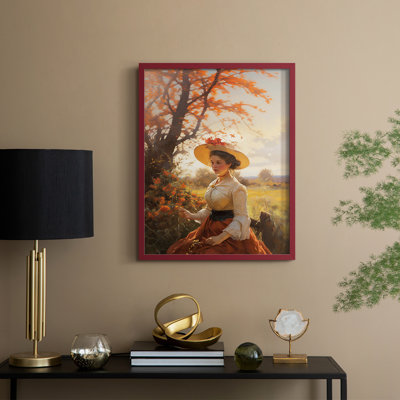 «WOMEN Series DCCDXLI», reproduction d'art encadrée - bois massif