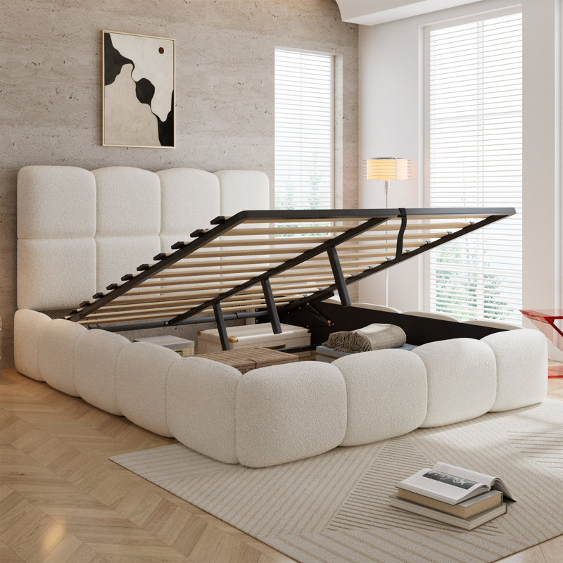 Upholstered Ottoman Storage Bed