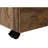 Office File Cabinet On Rolling , Brown Laminate, With Ample Storage Contemporary Cabinet, Functionality