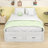 Wooden Platform Bed with 6 Drawers-212478042-212478044