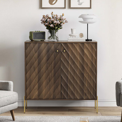 Sideboard Buffet with Storage, Mid-century Modern Style Storage Cabinet