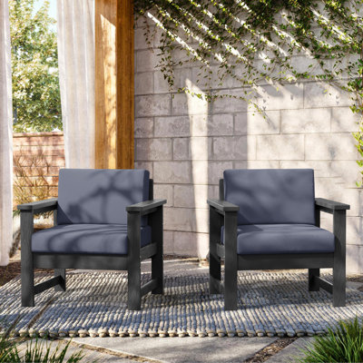4 - Person HDPE Outdoor Seating Group With Cushions