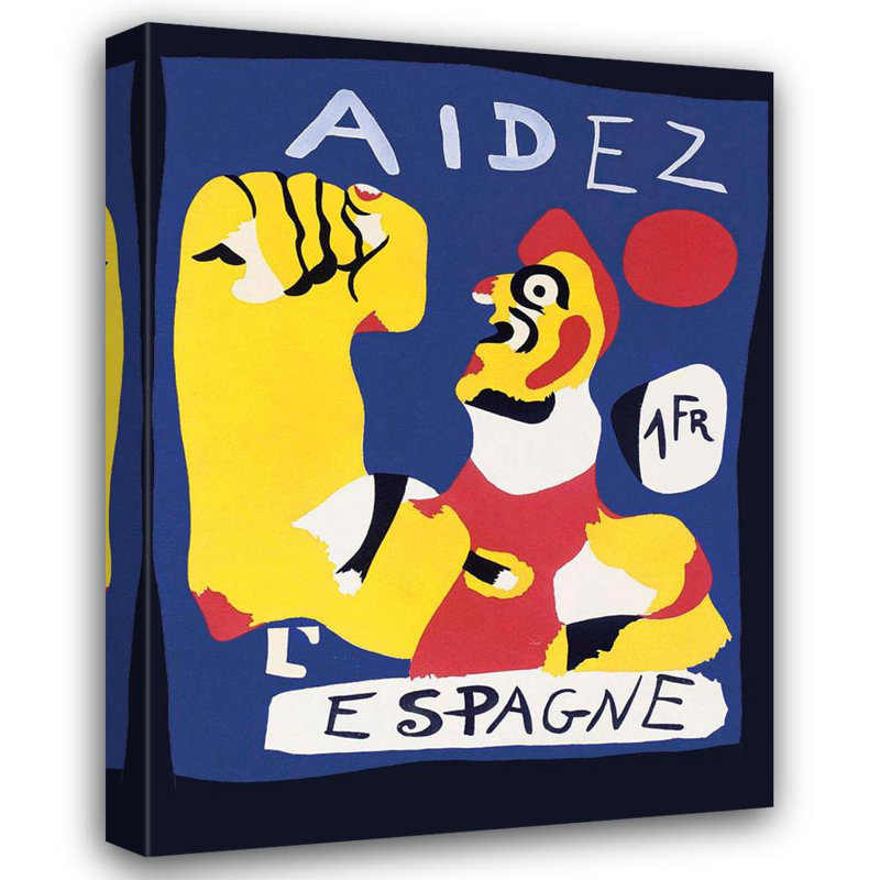 Aidez l'espagne, H 18 po x l 14 po