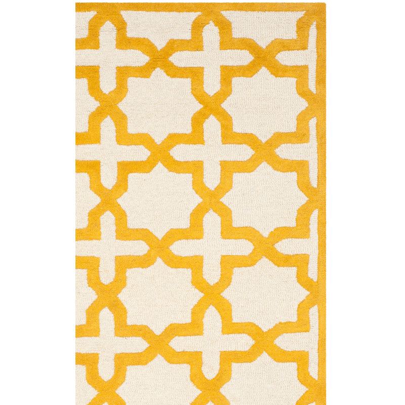 Tapis en laine touffeté à la main igna, Tapis de couloir de 2 pi 6 po x 8 pi