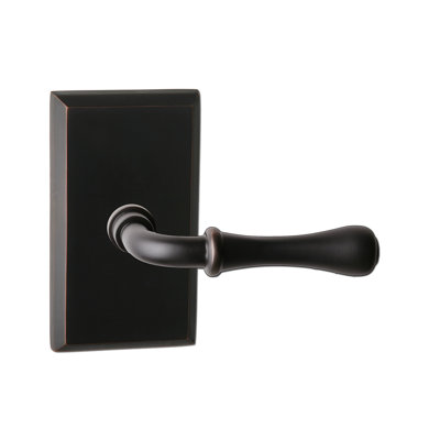 Bravura 931-G1 Huntsville Passage Lever on Beveled Rectangular Rose in Oil Rubbed Bronze