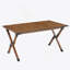 Table d'extérieur pliante 1 pièce, table rectangulaire légère en aluminium pour l'intérieur