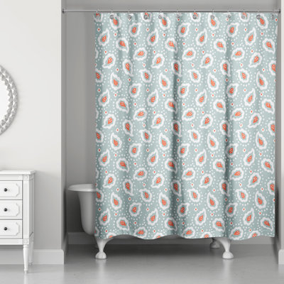 Rideau de douche simple Hanshaw