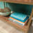 Storage Cabinet, Brown finish