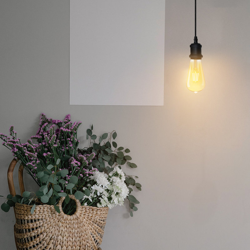 Annahy 1 - Light Single Pendant, Black