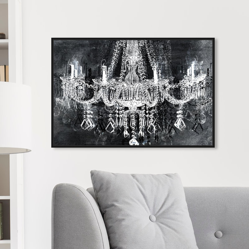 «Burst Creative Crystaltraction», impression sur toile tendue, Cadre noir, H 30 po x l 20 po