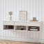 Ensemble de 2 tables de chevet avec armoire murale élégante - tiroir anti-poussière + zone ouverte, rails à 3 niveaux, conception sculptée, anti-vacillement, bricolage, multi-scène-1471936705