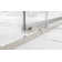 Lustre 48" W X 76" H Double Sliding Semi- Frameless Shower Door with 5/16"(8mm) Clear Tempered Glass