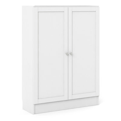Low Wide Storage Cabinet (2 Shelves) with 2 Doors