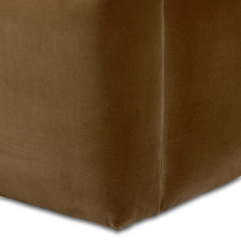 Quincy Upholstered Bed, Queen, Surrey Ochre
