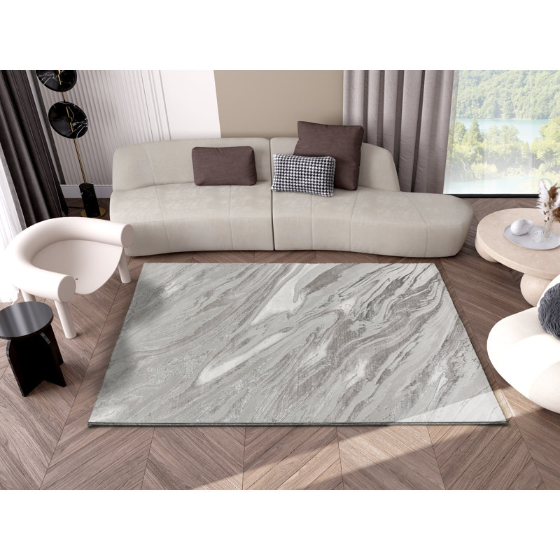 Charesse Marble Area Rug, Rectangle 140 x 200cm