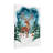 Christmas Winter Forest Deer Fox Snowflake Pine Trees-780512528