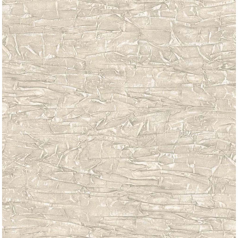 Rouleau de papier peint métallique L 33 pi x l 20,5 po Devontia, Taupe clair métallique