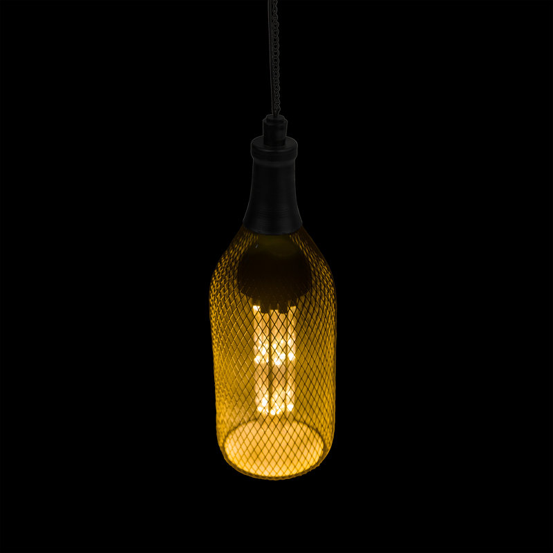 Luminaire suspendu d'extérieur à énergie solaire 13 po Quinata