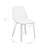 Rohail Leatherette Dining Chair with Slightly Curved Seat-1595663040-1595663043-1536494904