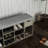 Multifunctional Shoe Bench, Cushion, Drawer, Keys, Sunglasses, 10 Compartments, Gray, Particle Board Padded Seat, Accessories, - Compartment, Rack, Gray