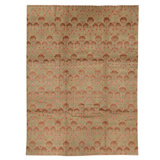 Handmade Silk and Wool Area Rug