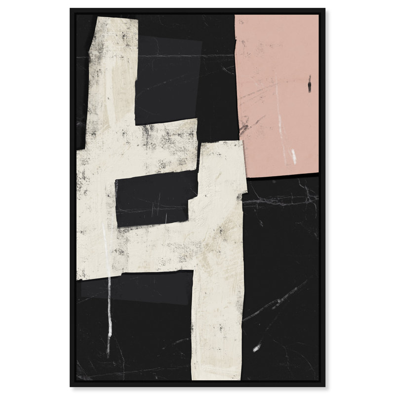 Placed Together II Print by Oliver Gal, 17"H x 25"W, Black Floater Frame