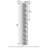 Furinno PASIR 10-Tier Closet Organizers and Storage, Open Shelf, Storage Organizer, 12-Inch Width, for Closet, Bedroom, White-122253337
