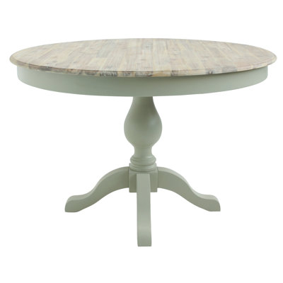 Bayou Round Solid Wood Top Dining Table
