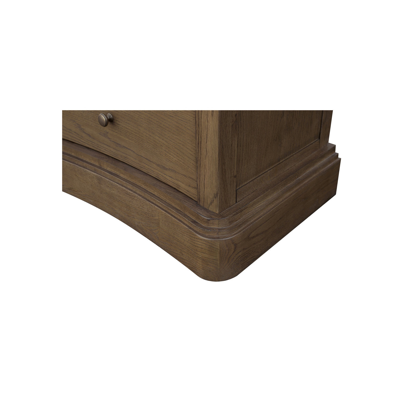 Rochelle Oak Nightstand, Dark Brown