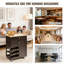 Wood Bar Cart