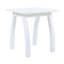 Table de bout en polyuréthane blanc, surface de 19 po x 15 po, bois, idéale pour la chambre à coucher 19 po x 15 po x 19,08 po, bonne table de chevet-132934609