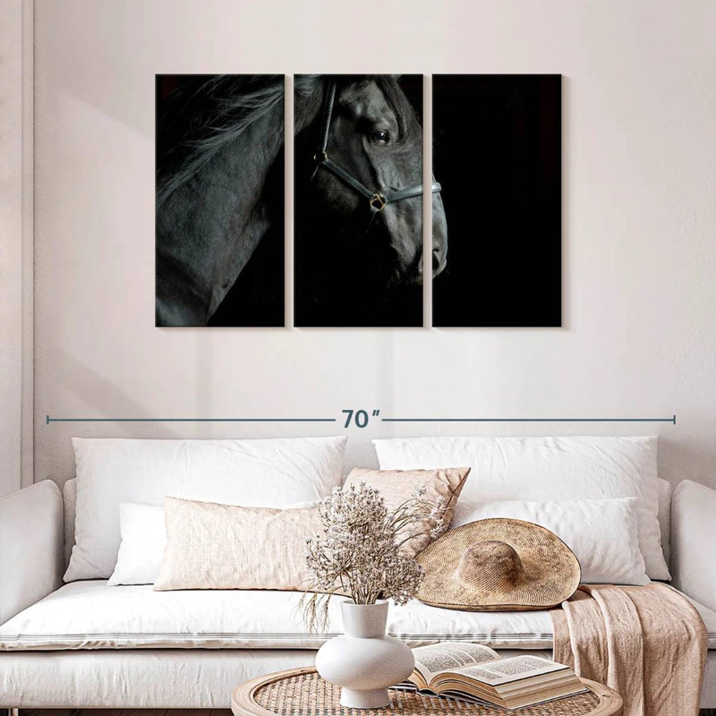Horse Head, 28" H x 45" W