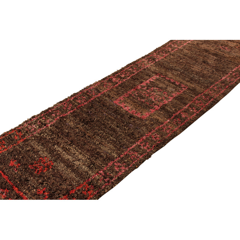 Moroccan One-of-a-Kind Rectangle 3’7”x12’8” Area Rug