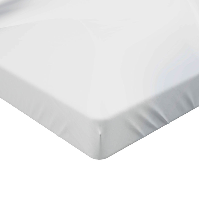 Drap-housse orange Ambesonne, Drap-housse pour lit simple TG, Gris / gris pâle / blanc abstrait