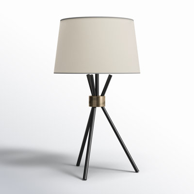 Carmine Metal Tripod Lamp