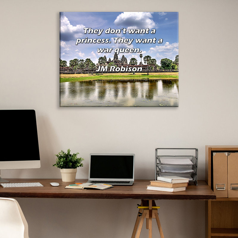«Artsy Quote» par JM Robison, toile tendue avec châssis, H 17 po x l 24 po