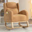 Chaise berçante rembourrée en tissu Teha Teddy-34025547