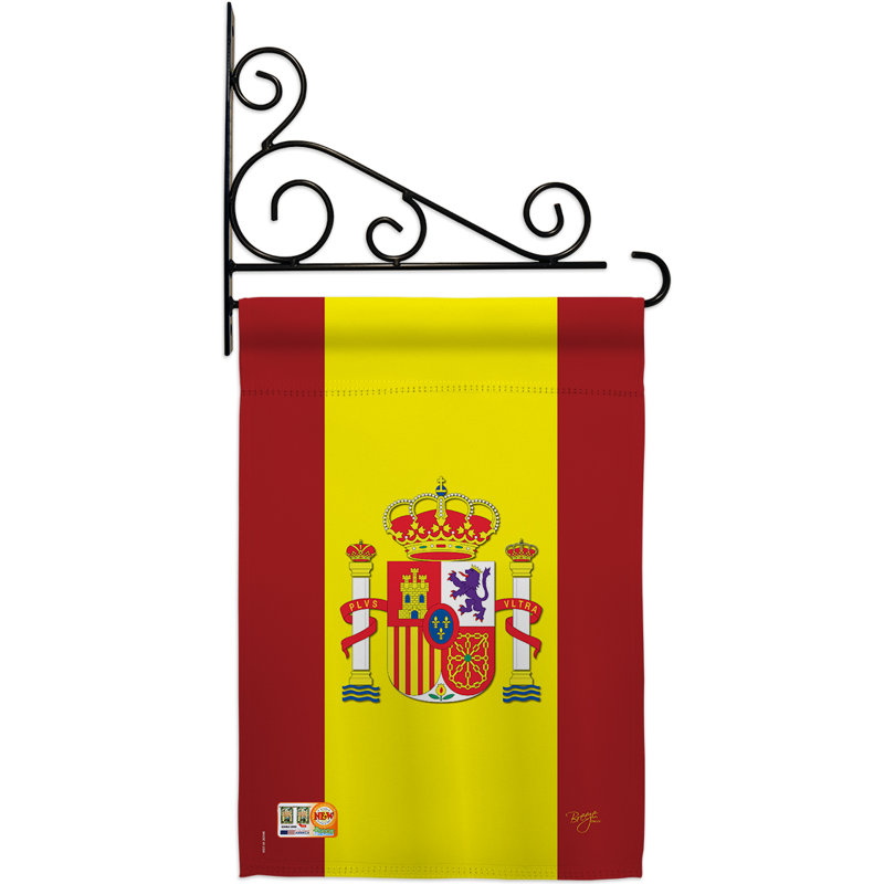 Double Sided 18.5'' H x 13'' W Polyester Flag Set