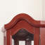 Armoire de rangement en coin, cerisier