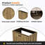 Armoire de salle de bain pliable et autoportante-2078062805