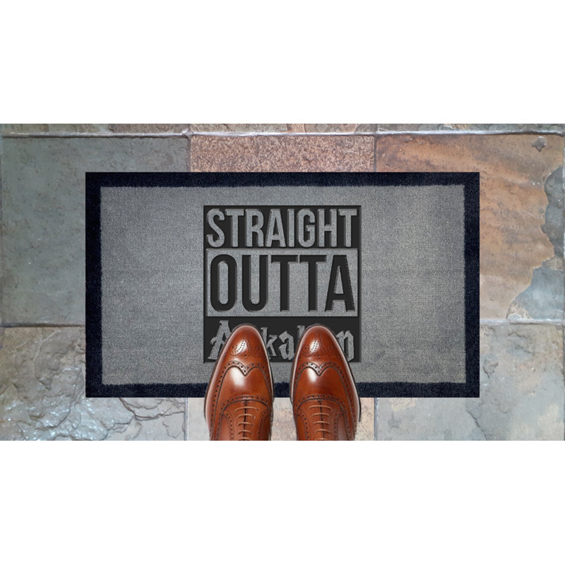 Slavin Non-Slip No Pattern Doormat