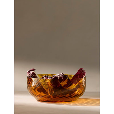LSA International Dapple Glass Fruit Bowl